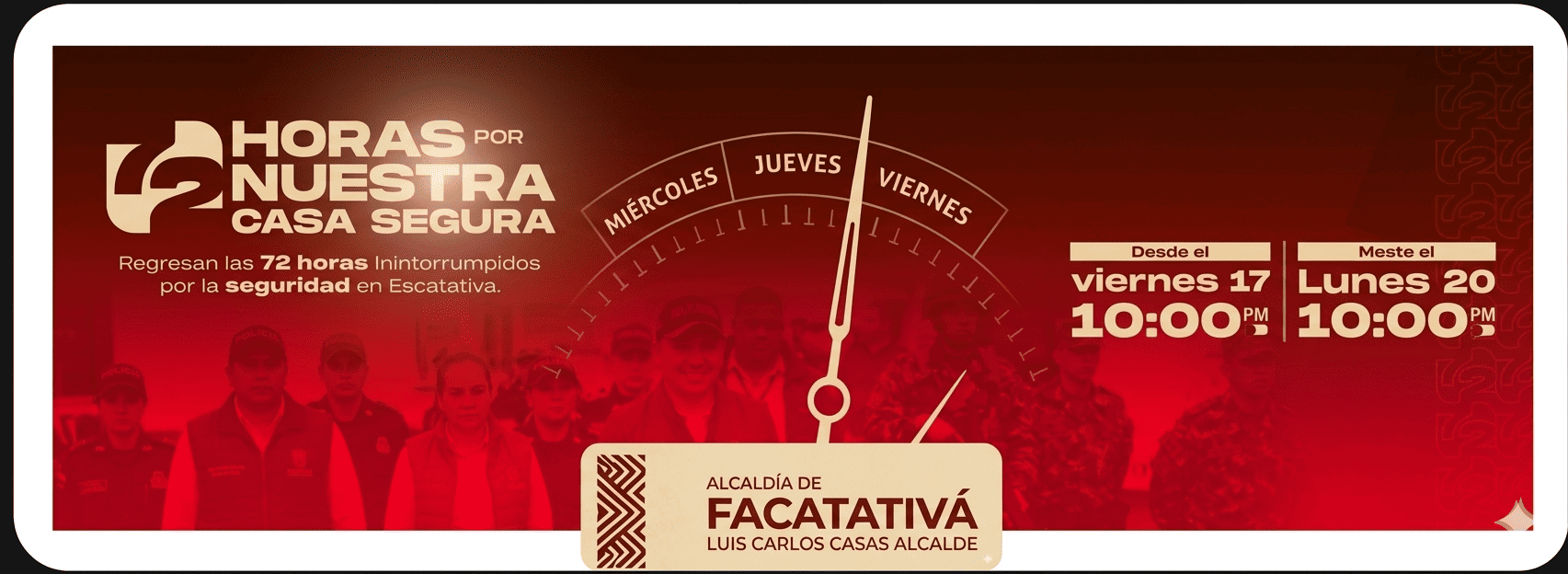 72 Horas Por Nuestra Casa Segura